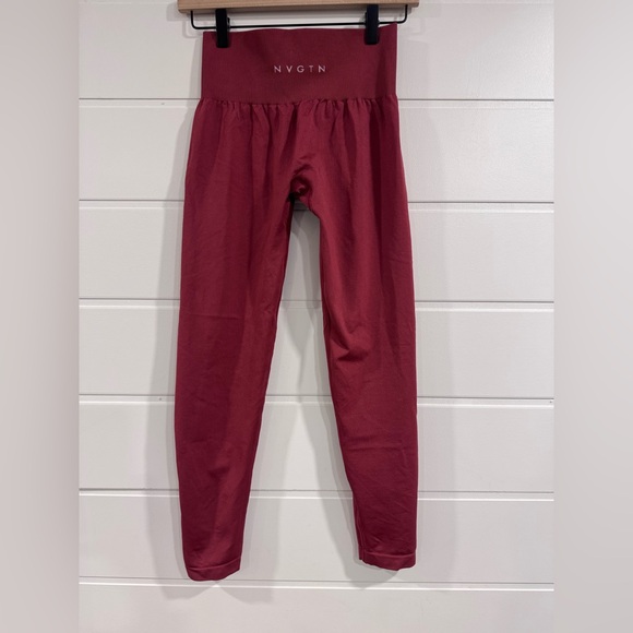 NVGTN Pants - NVGTN Women's Brick Red Leggings